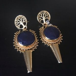 Stone earrings